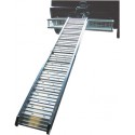 Rampe de chargement en aluminium articulé