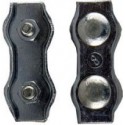 Bornes duplex Nr. 104 Galv. 2,0 mm (Par 50)