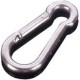 Mousqueton pompier galZn 80x 8mm (50) (Par 50)