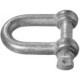 Manilles droite, galvanisé 10,0mm-3/8" (25) (Par 25)