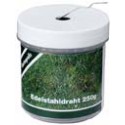 Fil d'acier inoxydable dans un récipient 250 g 0,50 mm ca.160 m