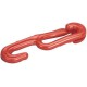 Corchet 6 mm plastique rouge (Par 10)