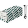 Boulon tete bombé DIN 603 Mu HDG M10x240 HP E-NORMpro (Par 25)