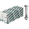 Boulon tete bombé DIN 603 Mu HDG M12x200 HP E-NORMpro (Par 20)