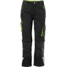 Pantalon de travail enfant Fortis 24, Black/limegreen,Gr110-116