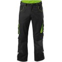 Pantalon de travail Homme FORTIS 24, Black/lime green,Taille 56