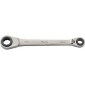 Clé a cliquet 10x13/17x19mm FORTIS