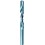 Foret hélicoïdal à queue cylindrique, en acier à coupe rapide, type H, DIN 338, surface sans revêtement, Ø h8 : 13,00 mm, Long. totale 151 mm