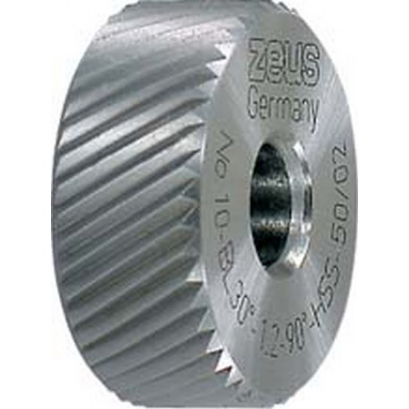 Molette, forme BL spirale à gauche (30°), Molette d1 x Larg. : b x perçage d2 : 20 x 8 x 6 mm, Graduation 1,5 mm
