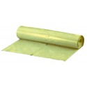 Sacs poubelle 70 l jaune ca. 38 my Rouleau de 25 pièces. (Par 10)