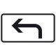 Panneau Signe 1000-11, 330x600mm Gauche