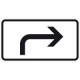 Panneau Signe 1000-21, 330x600mm Droit