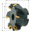 Fraise à surfacer à 45° arrosage interne, Ø d : 80 mm, Nombre de dents 6, Ø du perçage de positionnement 27 mm, Dimensions Ø d1 : 93 mm
