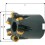 Fraise à copier, à arrosage interne, Ø d1 : 100 mm, Nombre de dents 7, Dimensions Ø D 84 mm, Ø du perçage de positionnement : 32 mm
