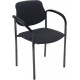 Chaise STYL m.Arml. noir./bleu (Par 4)