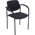 Chaise STYL m.Arml. noir./bleu (Par 4)