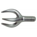 Griffe 3 dents 40 mm 1/2" fil E+R