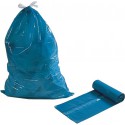 Sacs poubelle 120 l bleu m.Zugca. 39 my Rouleau de 25 pièces. (Par 10)