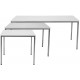Table 1200x800 mm gris clair/gris clair