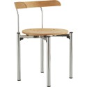 Chaise BISTRO H:700mm chrom/Buche (Par 4)