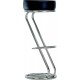 Tabouret ZETA H830mm chrom/noir (Par 2)