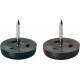 Patin plastique marron 20 mm (Par 100)