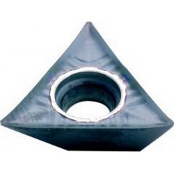 Plaquette amovible de fraisage ISO, Désignation : TCMX 16T308 ZR PTE35, Rayon d'angle : 0,8 (Par 10)