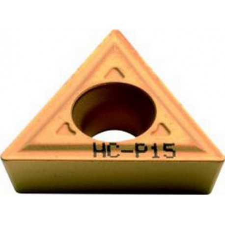 Plaquette amovible de fraisage ISO, Désignation : TCMT 110204 WM MTM10, Rayon d'angle : 0,4 (Par 10)