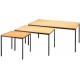 Table 1800 x 800 mm noir/ Buche