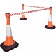 Cone de signalisation 750 mm, orange artificiel (Skipper non inclus)