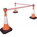 Cone de signalisation 1000 mm, orange artificiel avec réflecteur (1) (Skipper non inclus)