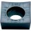 Plaquette amovible de fraisage ISO, Désignation : SCGT 120408 Alu KTE20, Rayon d'angle : 0,8 (Par 10)