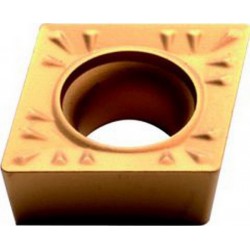 Plaquette amovible de tournage ISO, Désignation : CCMT 060204 WM PTT20, Rayon d'angle : 0,4 (Par 10)
