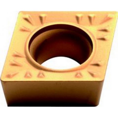 Plaquette amovible de tournage ISO, Désignation : CCMT 09T304 WM PTT35, Rayon d'angle : 0,4 (Par 10)