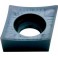 Plaquette amovible de tournage ISO, Désignation : CCGT 09T304 Alu KTE20, Rayon d'angle : 0,4 (Par 10)