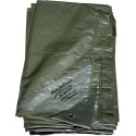 Bache vert , 90g/m2, 4x6m