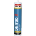 Silirub 2 Mastic silicone neutre 310-ml, blanc SOUDAL (Par 15)