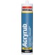 Acryrub matériau d'étanchéité acrylique 310ml, SOUDAL blanc (Par 15)