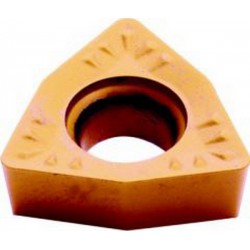 Plaque de coupe et de fraisage réversible ISO pour foret plein, Désignation : WCMT 030208 WM PTT35, Rayon d'angle : 0,8