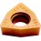 Plaque de coupe et de fraisage réversible ISO pour foret plein, Désignation : WCMT 080412 WM PTT35, Rayon d'angle : 1,2