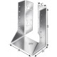 Sabot de charpente interieur BSI60/100 SST (Par 50)