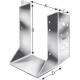 Sabot de charpente exterieur BSN60/130 SST (Par 50)