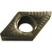 Plaquette amovible de tournage ISO, Désignation : DCGT 11T302 AL KNH 5010, Rayon d'angle : 0,2 (Par 10)