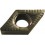 Plaquette amovible de tournage ISO, Désignation : DCGT 11T304 AL KNH 5010, Rayon d'angle : 0,4 (Par 10)