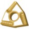 Plaquette amovible de tournage ISO, Désignation : WNMG 080408 L-EC U 5025, Rayon d'angle : 0,8 (Par 10)