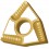 Plaquette amovible de tournage ISO, Désignation : WNMG 080408 L-EC U 5025, Rayon d'angle : 0,8 (Par 10)