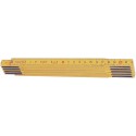 Règle pliante bois - jaune 2mx17mm Hultafors