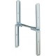Supports de balcon versent mur, Galv (Par 2)