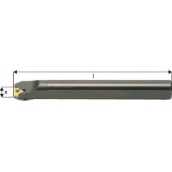 Barre d'alésage à filetage ISO pour l'usinage intérieur, Désignation : SIL 0020 P 16, Ø de queue 20 mm, Ø queue décalée 20 mm, Dimensions l : 170 mm