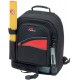 Sac a dos pour outils, Noir/rouge, 34 x 20 x 40 cm Plano